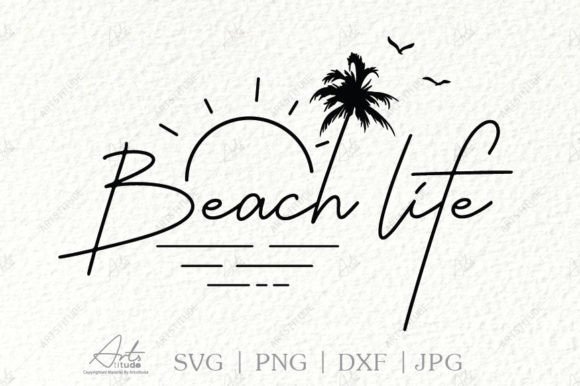 Beach Life SVG: A Perfect T-Shirt Design for Local Brands