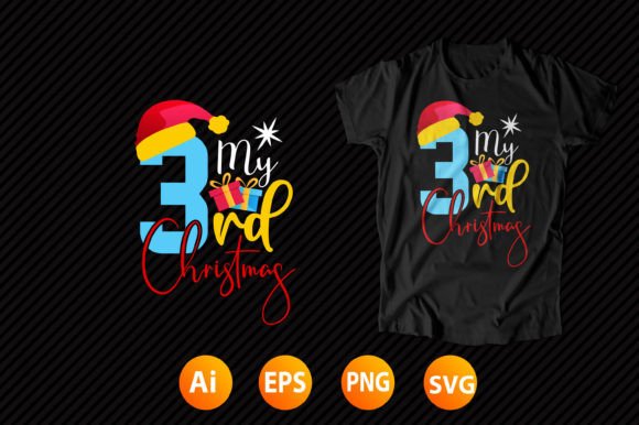 Christmas T-shirt Design 33: A Versatile Graphic for Holiday Campaigns