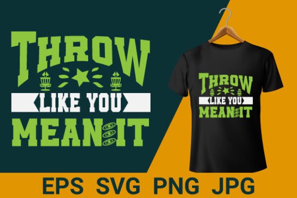 Disc Golf T-shirt Design: A Creative Graphics Asset