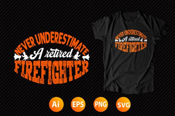 Firefighter T-shirt Design 08: A Bold Tribute
