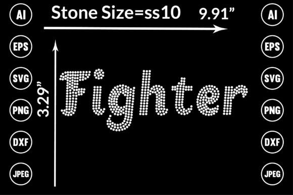 Fitter Rhinestone Design: A Sparkling Addition to T-Shirt Graphics