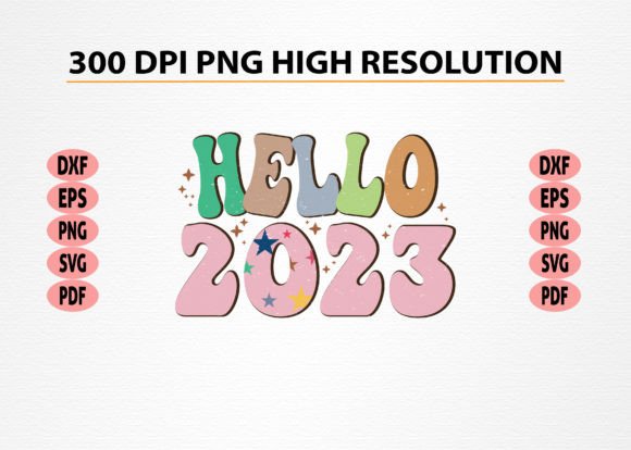 Happy New Year, Retro Design for Graphics and T-Shirts
