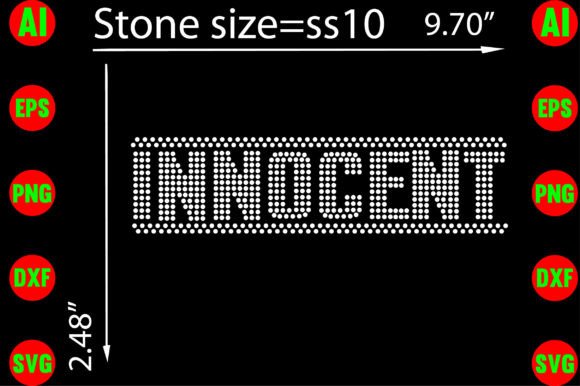 Innocent Rhinestone Templates: A Must-Have for T-Shirt Designs and Graphics