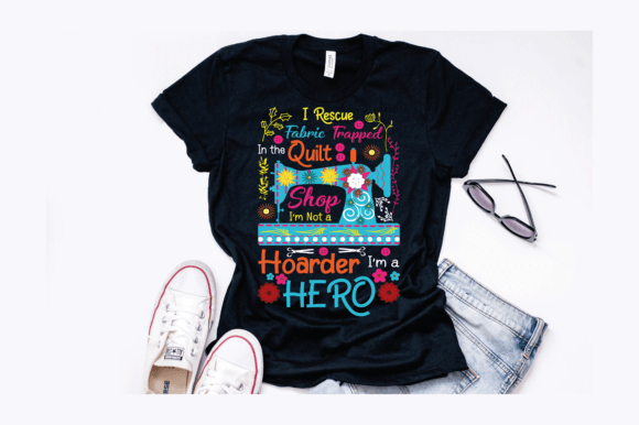 Quilting Sewing Quilt Shop Graphics for T-Shirt Designs