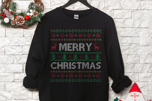 Reviewing Merry Christmas Ugly Sweater Design for T-Shirt Projects