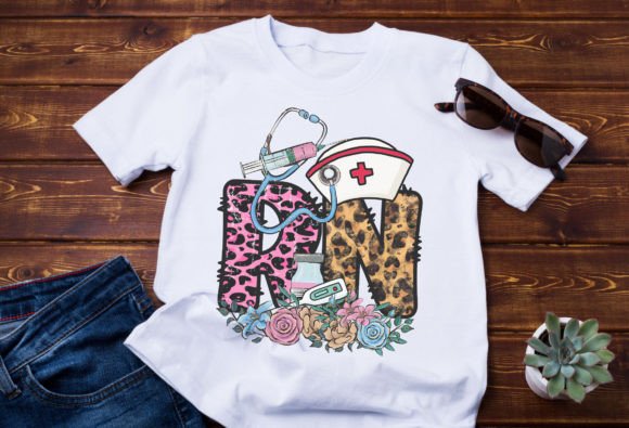 Reviewing RN Nurse Sublimation Design Png for T-Shirt Designs