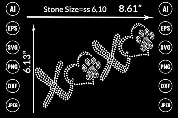 XOXO Rhinestone Templates: A Designer's Review